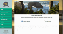 Desktop Screenshot of currypublictransit.org